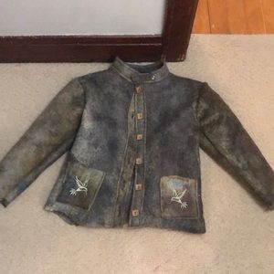 Handmade Alpaca and Moravian Wool Felt Jacket